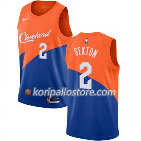 Cleveland Cavaliers Collin Sexton 2 2018-19 Nike City Edition Sininen Miesten Pelipaidat Swingman 